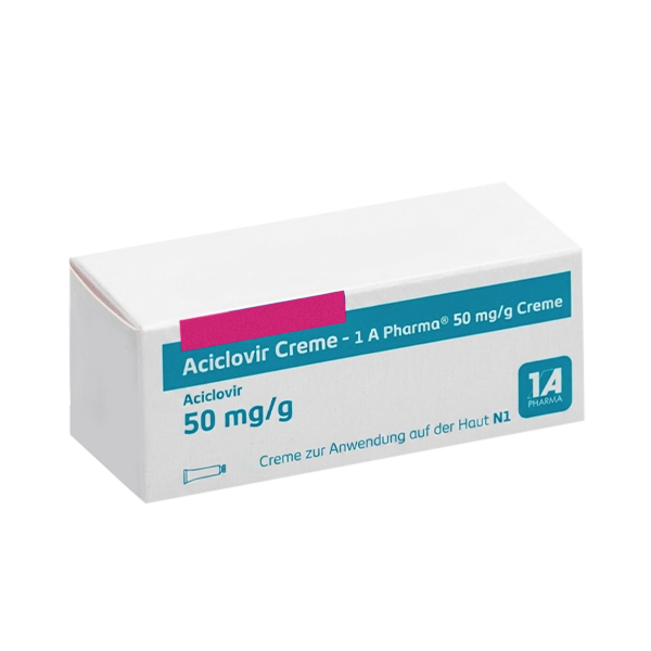 Aciclovir - 1A Pharma Creme 50 mg g